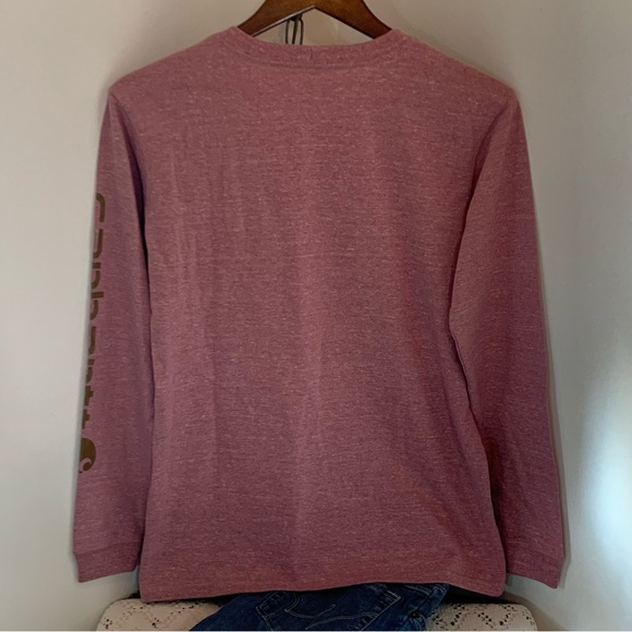*NWT* Carhartt Long Sleeve Logo Tee Shirt - Picture 6 of 10
